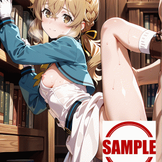 サイレント〇ィッチ モニカ風 ポスター アニメ エロ 美乳 グラビア ファンアート 同人アート 1121 (21)