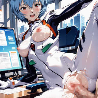 エヴァンゲリヲ〇 綾波 レイ風 イラストリアス ポスター アニメ エロ 美乳 グラビア ファンアート 同人アート 0123 (46)