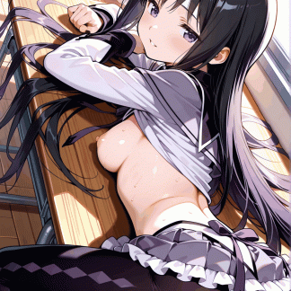 まどマ〇 ほむら風 ポスター アニメ エロ 美乳 グラビア ファンアート 同人アート 0224 (56)