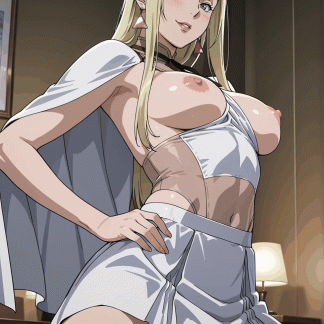 機動戦士ガンダム閃光のハサウェ〇 ギギ風 ポスター アニメ エロ 美乳 グラビア ファンアート 同人アート 0216 (64)