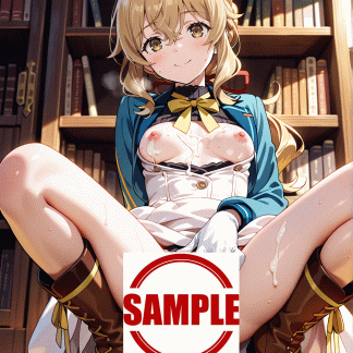 サイレント〇ィッチ モニカ風 ポスター アニメ エロ 美乳 グラビア ファンアート 同人アート 1121 (17)