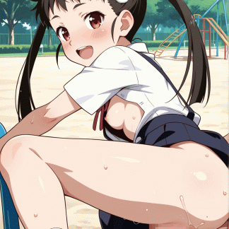 化物〇 八九寺 真宵風 ポスター アニメ エロ 美乳 グラビア ファンアート 同人アート 0303 (38)
