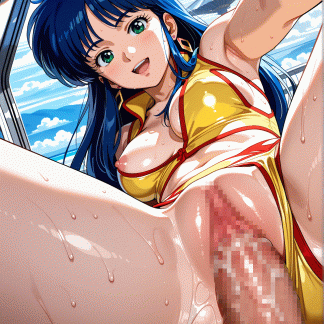 ダーティーペ〇 ユリ風 ポスター アニメ エロ 美乳 グラビア ファンアート 同人アート 0209 (44)