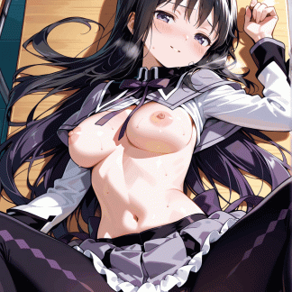 まどマ〇 ほむら風 ポスター アニメ エロ 美乳 グラビア ファンアート 同人アート 0224 (22)