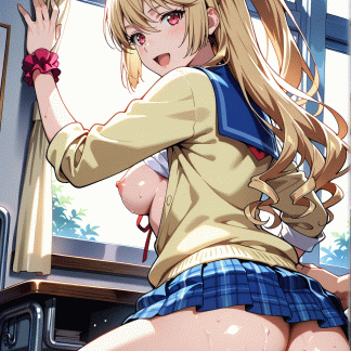 ストライクザブラッ〇 藍羽 浅葱風 ポスター アニメ エロ 美乳 グラビア ファンアート 同人アート 1223 (41)