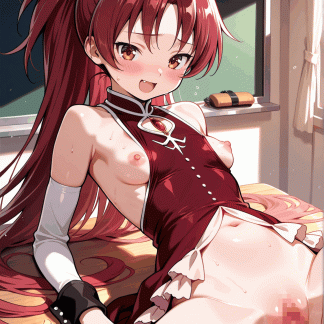 まどマ〇 杏子風 ポスター アニメ エロ 美乳 グラビア ファンアート 同人アート 0224 (59)