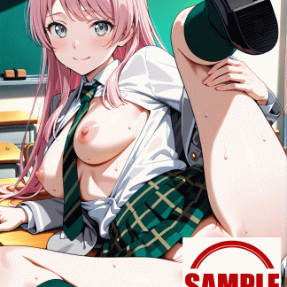 バン〇リ！（MyGO!!!!!）千早 愛音風 ポスター アニメ エロ 美乳 グラビア ファンアート 同人アート 1106 (21)