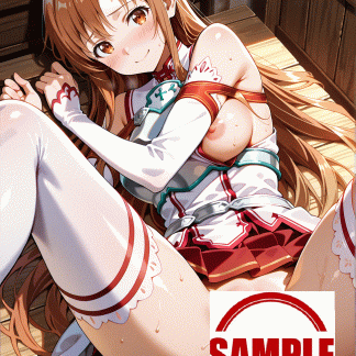 SA〇 結城アスナ風 ポスター アニメ エロ 美乳 グラビア ファンアート 同人アート 1119 (39)