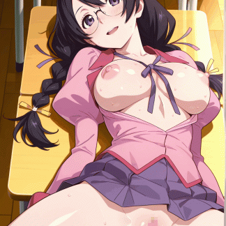 化物〇 羽川 翼風 ポスター アニメ エロ 美乳 グラビア ファンアート 同人アート 0309 (31)