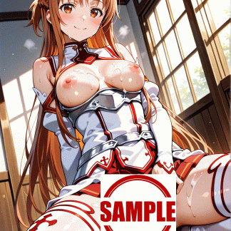 SA〇 結城アスナ風 ポスター アニメ エロ 美乳 グラビア ファンアート 同人アート 1119 (2)
