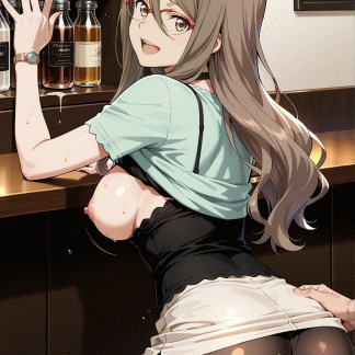 リコリスリコイ〇 中原 ミズキ風 ポスター アニメ エロ 美乳 グラビア ファンアート 同人アート 1212 (21)