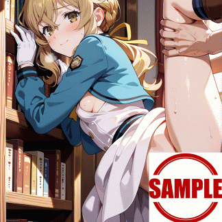 サイレント〇ィッチ モニカ風 ポスター アニメ エロ 美乳 グラビア ファンアート 同人アート 1121 (24)
