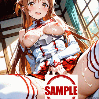 SA〇 結城アスナ風 ポスター アニメ エロ 美乳 グラビア ファンアート 同人アート 1119 (10)