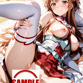 SA〇 結城アスナ風 ポスター アニメ エロ 美乳 グラビア ファンアート 同人アート 1119 (45)