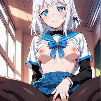 ストライクザブラッ〇 叶瀬 夏音風 ポスター アニメ エロ 美乳 グラビア ファンアート 同人アート 1222 (3)