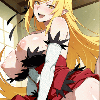 化物〇 キスショット風 ポスター アニメ エロ 美乳 グラビア ファンアート 同人アート 0313 (65)