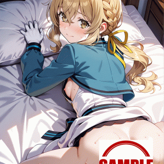 サイレント〇ィッチ モニカ風 ポスター アニメ エロ 美乳 グラビア ファンアート 同人アート 1121 (29)