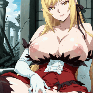 化物〇 キスショット風 ポスター アニメ エロ 美乳 グラビア ファンアート 同人アート 0313 (4)