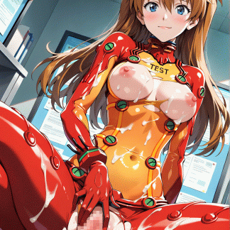 エヴァンゲリヲ〇 惣流 アスカ ラングレー風 ポスター アニメ エロ 美乳 グラビア ファンアート 同人アート 0123 (16)