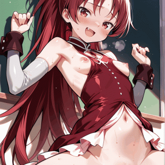 まどマ〇 杏子風 ポスター アニメ エロ 美乳 グラビア ファンアート 同人アート 0224 (36)
