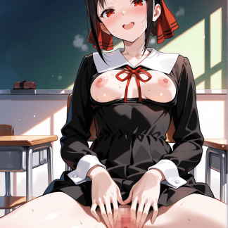 かぐ〇様は告らせたい 四宮 かぐや風 ポスター アニメ エロ 美乳 グラビア ファンアート 同人アート 1219 (7)