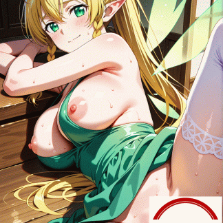 SA〇 リーファ風 ポスター アニメ エロ 美乳 グラビア ファンアート 同人アート 1124 (24)