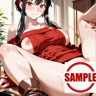 スパ〇ファミリー ヨルフォージャー風 ポスター アニメ エロ 美乳 グラビア ファンアート 同人アート 1031 (20)