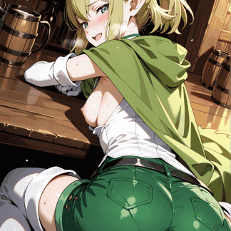 ダンま〇 リュー風 ポスター アニメ エロ 美乳 グラビア ファンアート 同人アート 0303 (60)