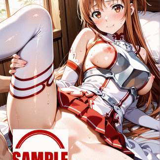 SA〇 結城アスナ風 ポスター アニメ エロ 美乳 グラビア ファンアート 同人アート 1119 (37)