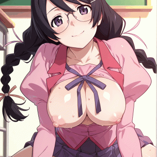 化物〇 羽川 翼風 ポスター アニメ エロ 美乳 グラビア ファンアート 同人アート 0309 (41)