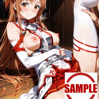 SA〇 結城アスナ風 ポスター アニメ エロ 美乳 グラビア ファンアート 同人アート 1119 (26)