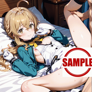 サイレント〇ィッチ モニカ風 ポスター アニメ エロ 美乳 グラビア ファンアート 同人アート 1121 (30)