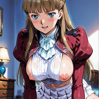 機動戦士ガン〇ムW リリーナ風 ポスター アニメ エロ 美乳 グラビア ファンアート 同人アート 0212 (23)