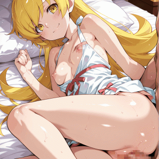 化物〇 忍野 忍風 ポスター アニメ エロ 美乳 グラビア ファンアート 同人アート 0313 (26)