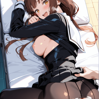 かぐ〇様は告らせたい 伊井野 ミコ風 ポスター アニメ エロ 美乳 グラビア ファンアート 同人アート 1219 (40)