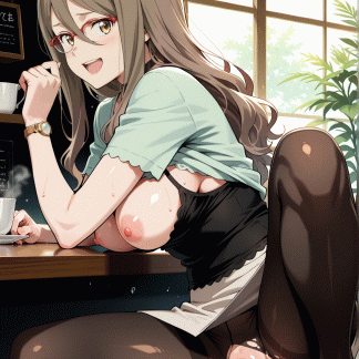 リコリスリコイ〇 中原 ミズキ風 ポスター アニメ エロ 美乳 グラビア ファンアート 同人アート 1212 (40)