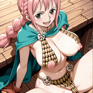 ワンピー〇 レベッカ風 ポスター アニメ エロ 美乳 グラビア ファンアート 同人アート 0412 (108)