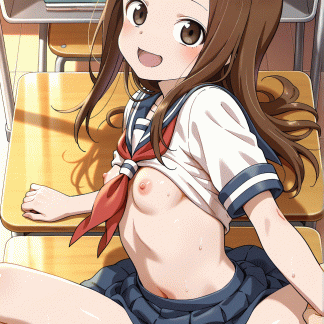 からか〇上手の高木さん 高木さん風 イラストリアス ポスター アニメ エロ 美乳 グラビア ファンアート 同人アート 0210 (29)