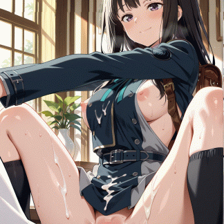 リコリスリコイ〇 井ノ上 たきな風 ポスター アニメ エロ 美乳 グラビア ファンアート 同人アート 1221 (49)
