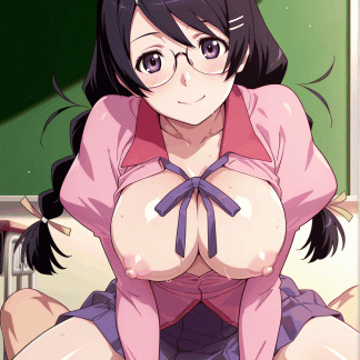 化物〇 羽川 翼風 ポスター アニメ エロ 美乳 グラビア ファンアート 同人アート 0309 (22)