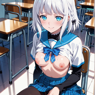 ストライクザブラッ〇 叶瀬 夏音風 ポスター アニメ エロ 美乳 グラビア ファンアート 同人アート 1222 (20)