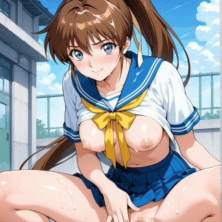 淫獣聖〇 天津 亜衣風 ポスター アニメ エロ 美乳 グラビア ファンアート 同人アート 0316 (9)