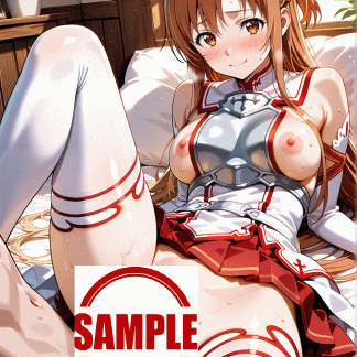 SA〇 結城アスナ風 ポスター アニメ エロ 美乳 グラビア ファンアート 同人アート 1119 (43)