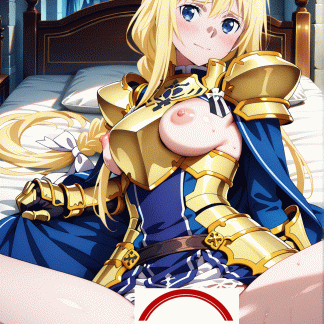SA〇 アリス風 ポスター アニメ エロ 美乳 グラビア ファンアート 同人アート 1120 (33)