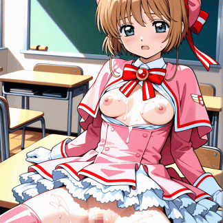 カードキャプタさ〇ら 木之本 桜風 イラストリアス ポスター アニメ エロ 美乳 グラビア ファンアート 同人アート 0309 (37)