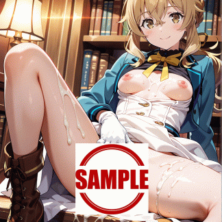 サイレント〇ィッチ モニカ風 ポスター アニメ エロ 美乳 グラビア ファンアート 同人アート 1121 (3)