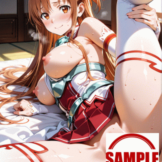 SA〇 結城アスナ風 ポスター アニメ エロ 美乳 グラビア ファンアート 同人アート 1119 (21)