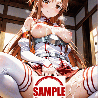 SA〇 結城アスナ風 ポスター アニメ エロ 美乳 グラビア ファンアート 同人アート 1119 (4)