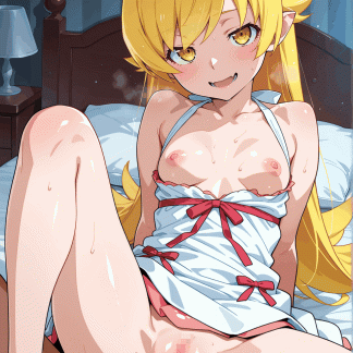 化物〇 忍野 忍風 ポスター アニメ エロ 美乳 グラビア ファンアート 同人アート 0313 (46)