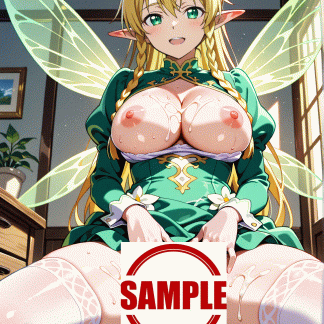 SA〇 リーファ風 ポスター アニメ エロ 美乳 グラビア ファンアート 同人アート 1124 (13)